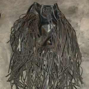 Forever 21 fringe backpack